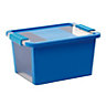 Kis Bi box Blue 11L Plastic Stackable Storage box & Integrated lid