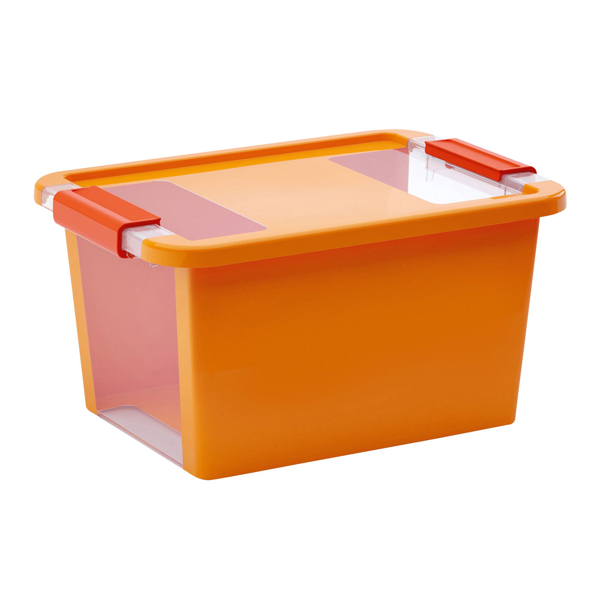 Kis Bi box Orange 40L Storage box DIY at B&Q