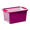 Kis Bi box Purple 11L Plastic Stackable Storage box & Integrated lid