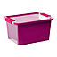 Kis Bi box Purple 11L Plastic Stackable Storage box