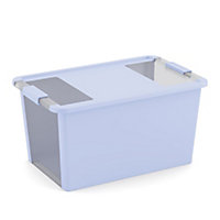 Kis Blueberry 40L Plastic Storage box & Integrated lid