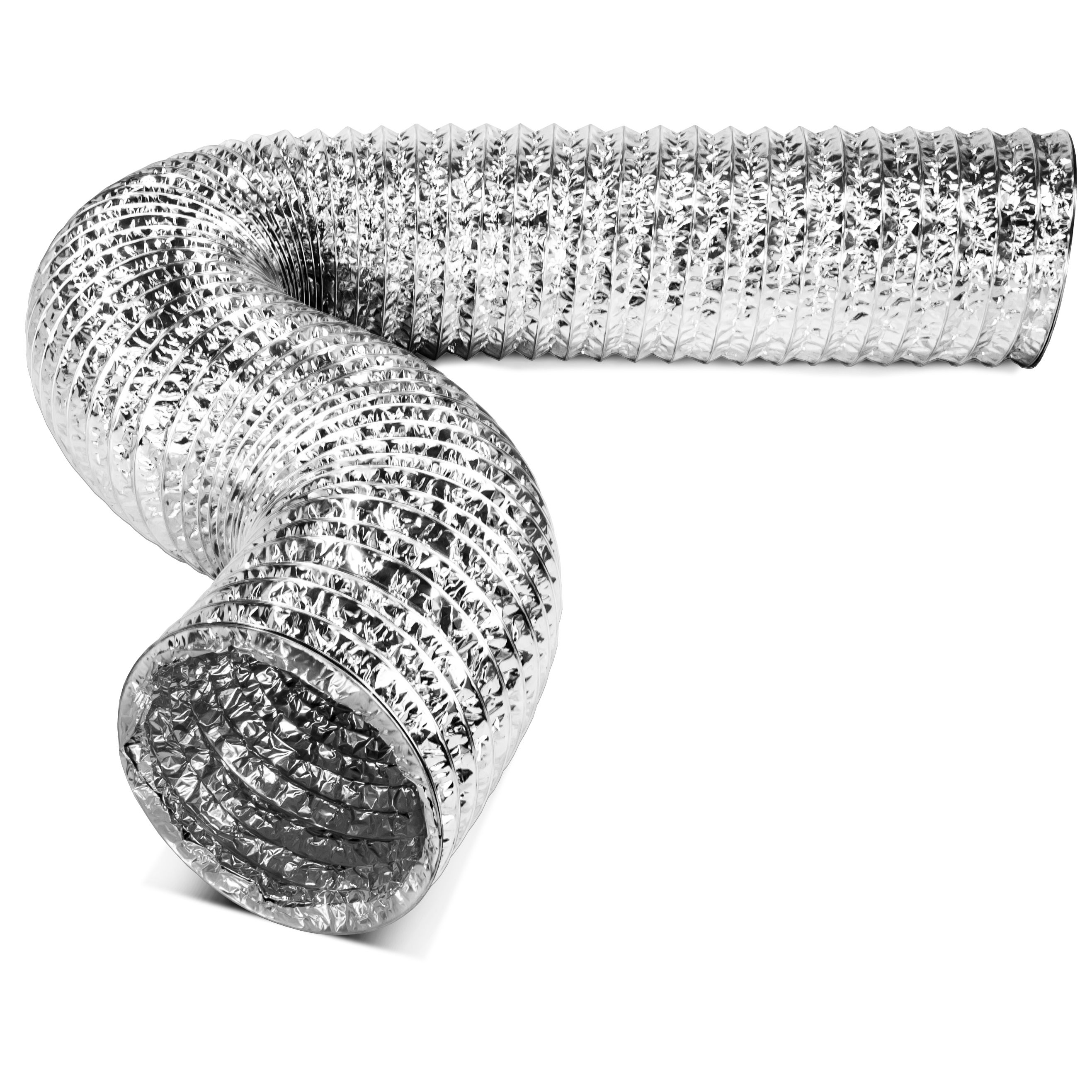 Kitchenequip Aluminium Ducting hose, (L)1.5m (Dia)125mm