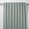 Klama Blue grey Plain Unlined Pencil pleat Curtain (W)167cm (L)228cm, Single