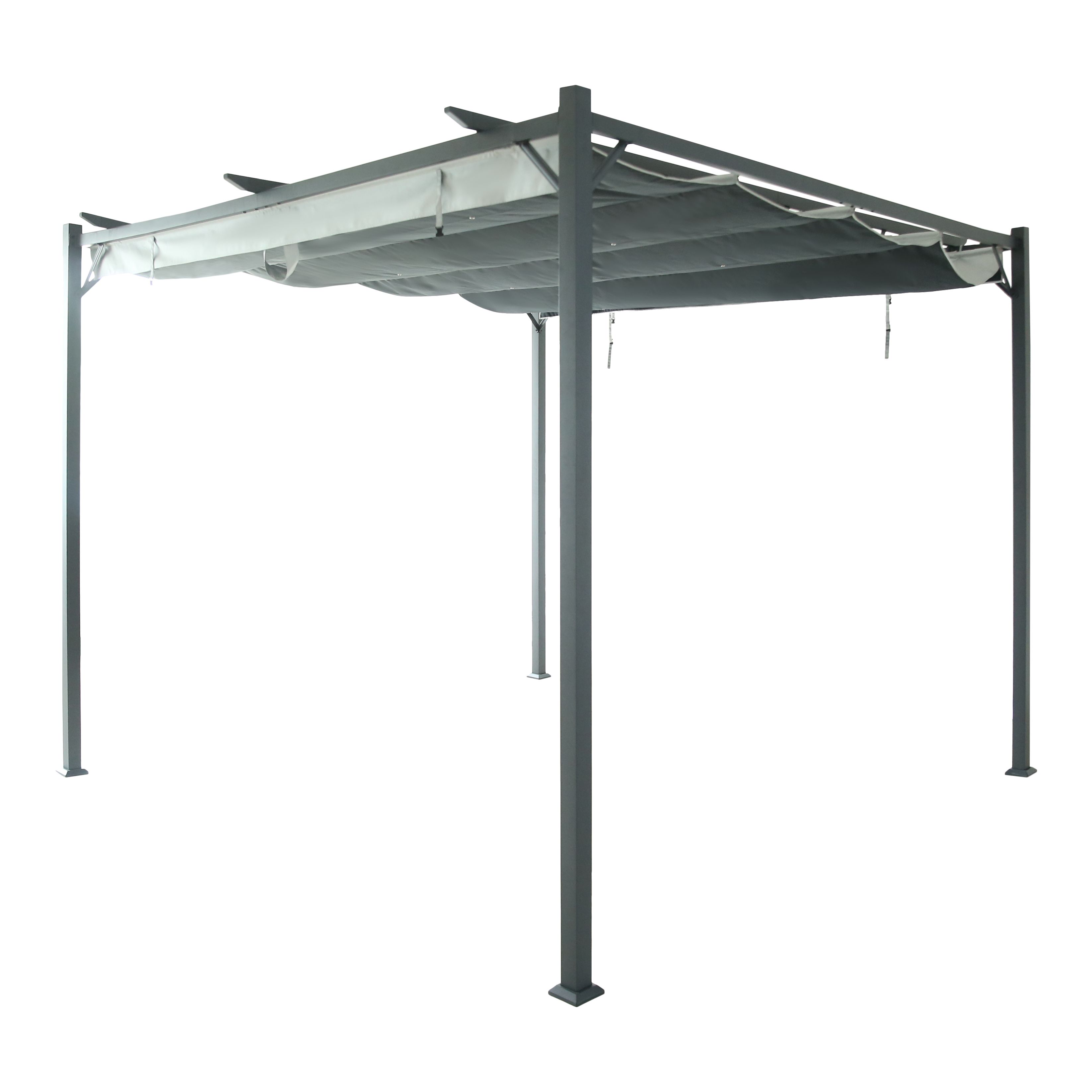 Klikstrom Alizé Square Pergola, (W)3m x (D)2.9m x (H)2.33m