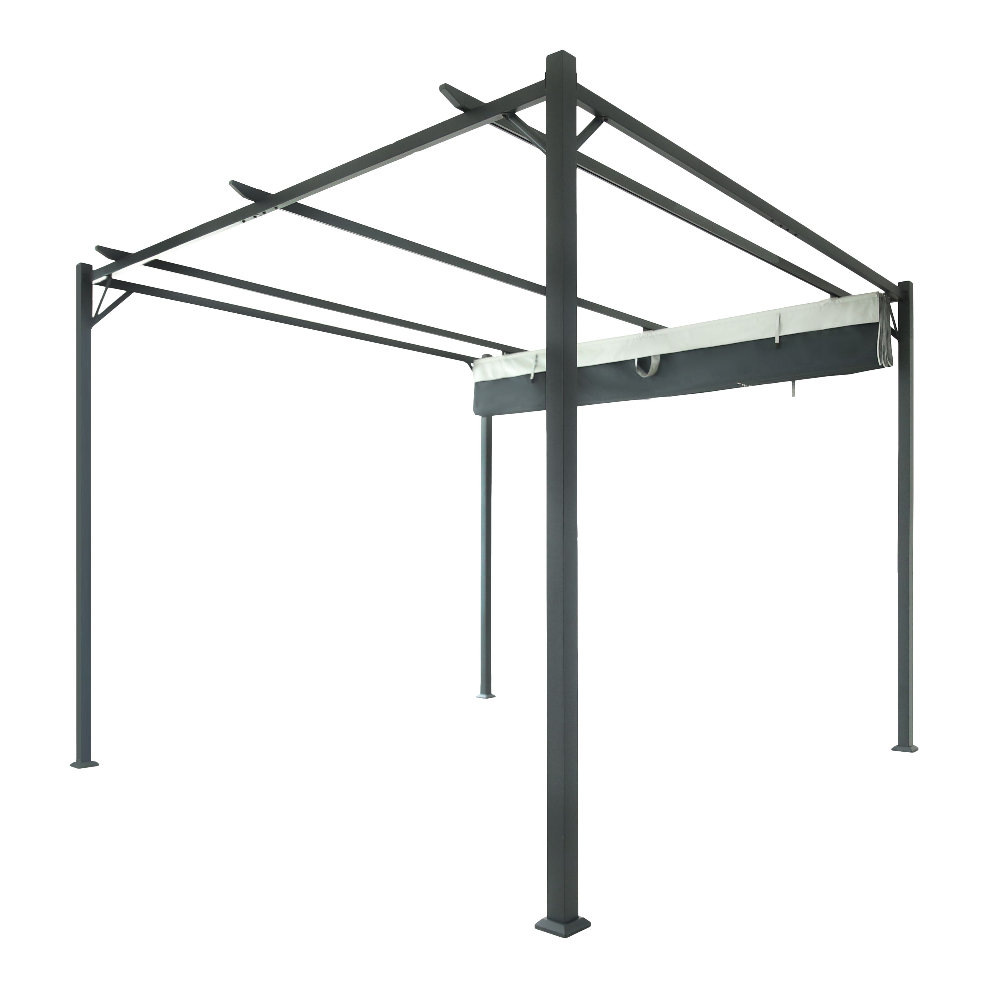 Klikstrom Alizé Square Pergola, (W)3m x (D)2.9m x (H)2.33m