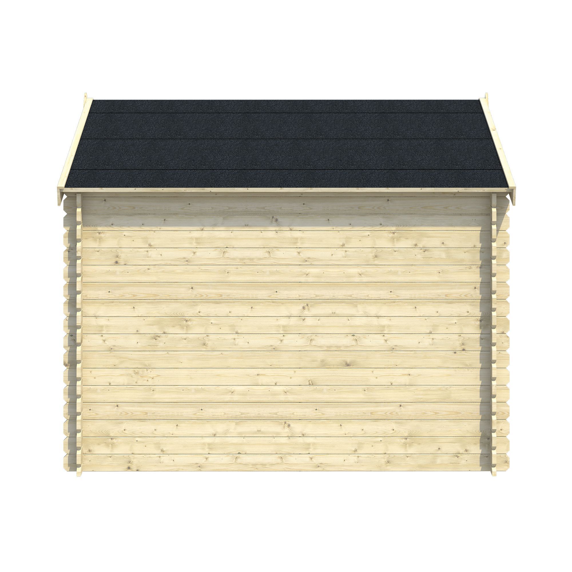 Klikstrom Belaïa 9x9 ft Apex Wooden 2 door Shed & 2 windows