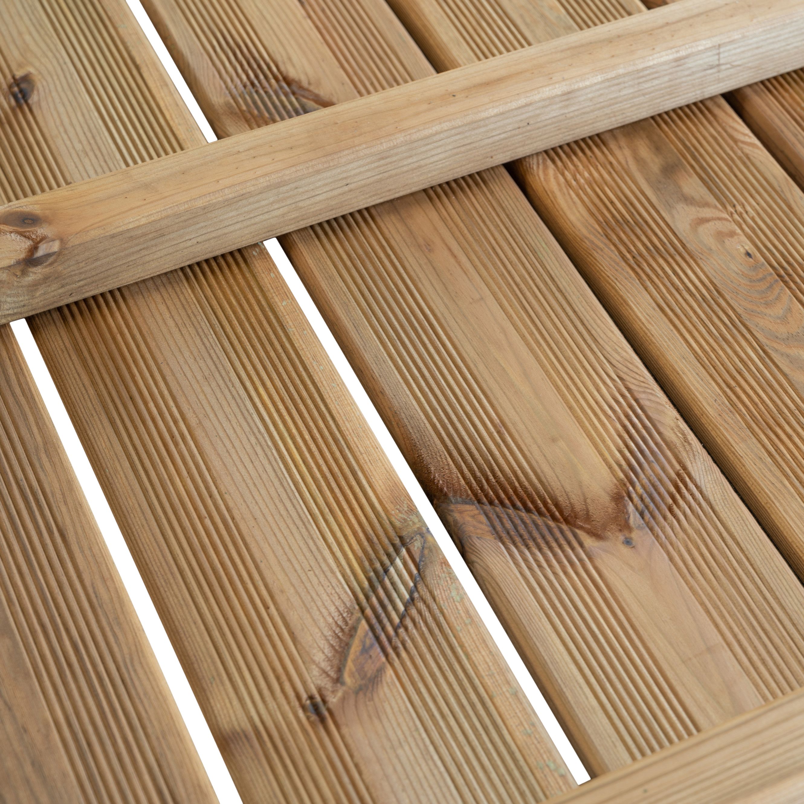 Klikstrom Halden Brown Deck tile (L)120cm (W)75cm (T)61mm
