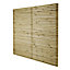 Klikstrom Lemhi Contemporary Closeboard Venetian Autoclave & pressure treated Wooden Fence panel (W)1.8m (H)1.8m