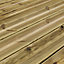 Klikstrom Lemhi Green Pine Deck board (L)4.8m (W)144mm (T)27mm
