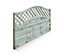 Klikstrom Mokcha Pressure treated Wooden Fence panel (W)1.8m (H)1.05m
