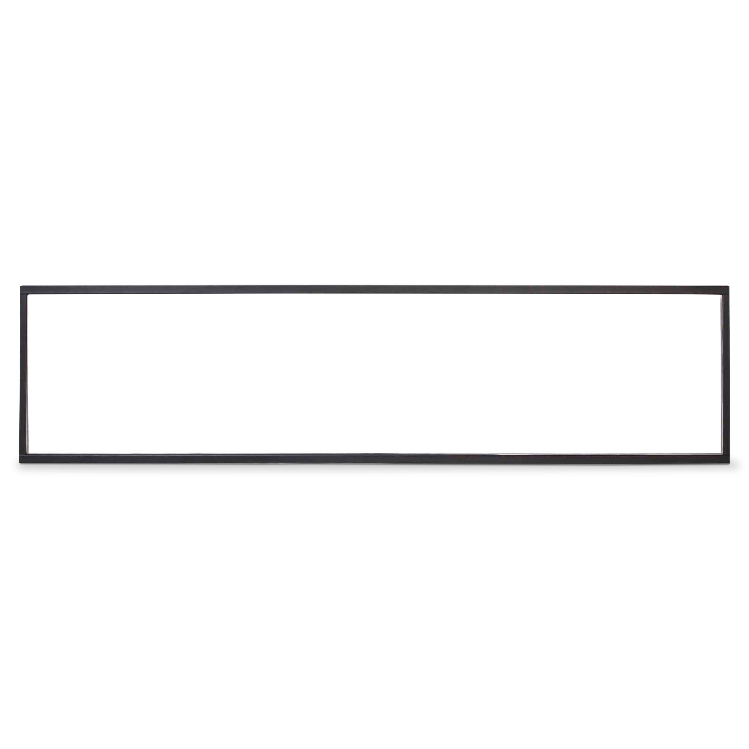 Klikstrom Neva Contemporary Untreated Transparent Metal 1/4 fence panel (W)1.79m (H)0.44m