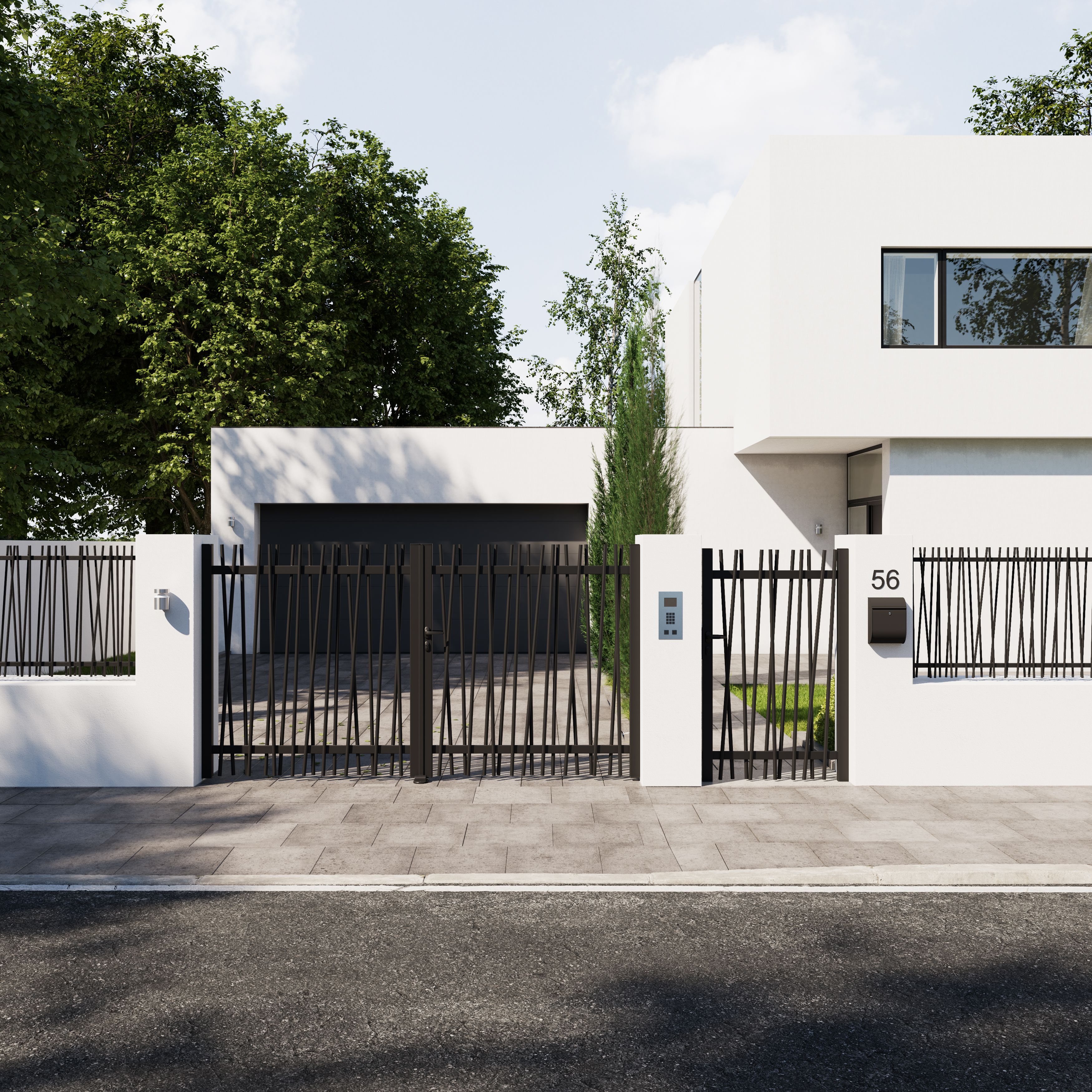 Klikstrom Neva Traditional Top railings, (L)1.8m (H)0.9m