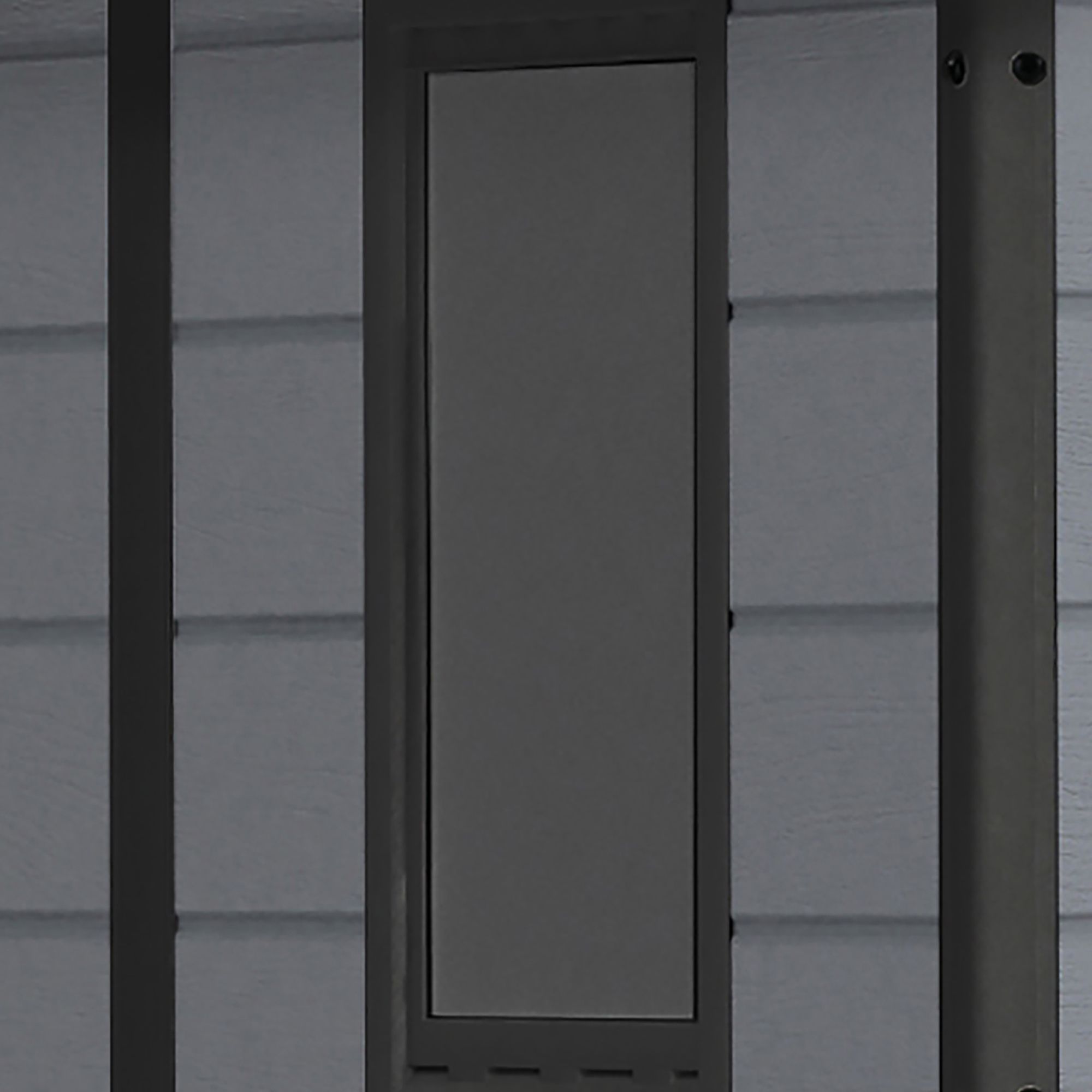 Klikstrom Senner 4x3 ft Apex Grey Resin Shed with floor (Windowless)
