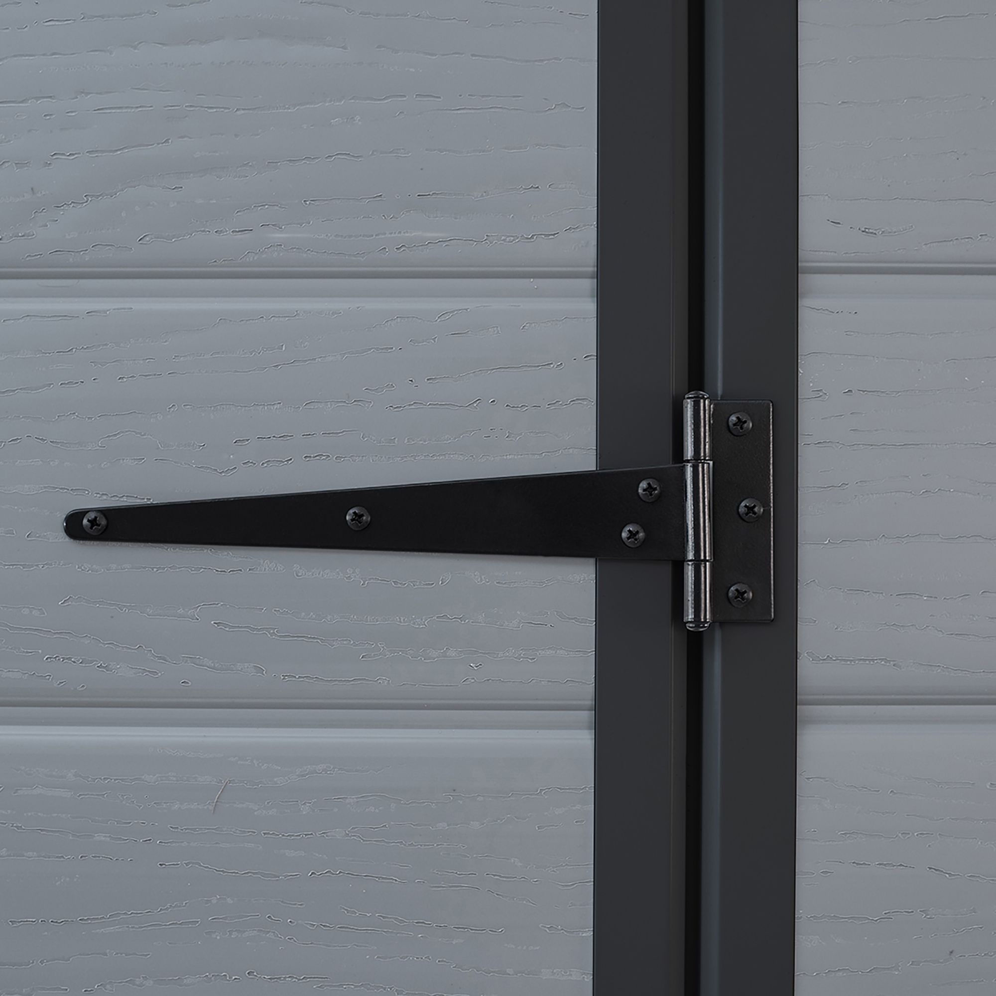 Klikstrom Senner 6x4 ft Pent Grey Resin Shed with floor & 1 window