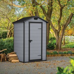 Klikstrom Senner Apex Grey Shed with floor