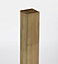 Klikstrom Square Wooden Fence post (H)1.8m (W)45mm