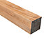 Klikstrom UC4 Brown Square Wooden Fence post (H)1.8m (W)70mm