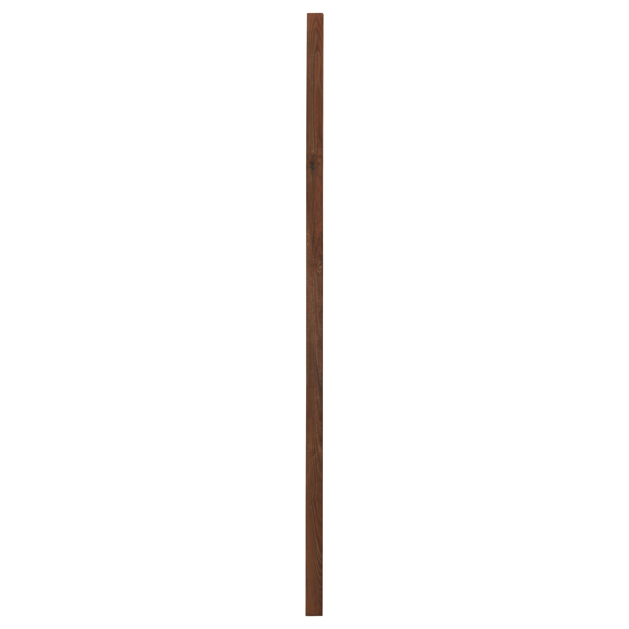 Klikstrom UC4 Brown Square Wooden Fence post (H)2.4m (W)70mm