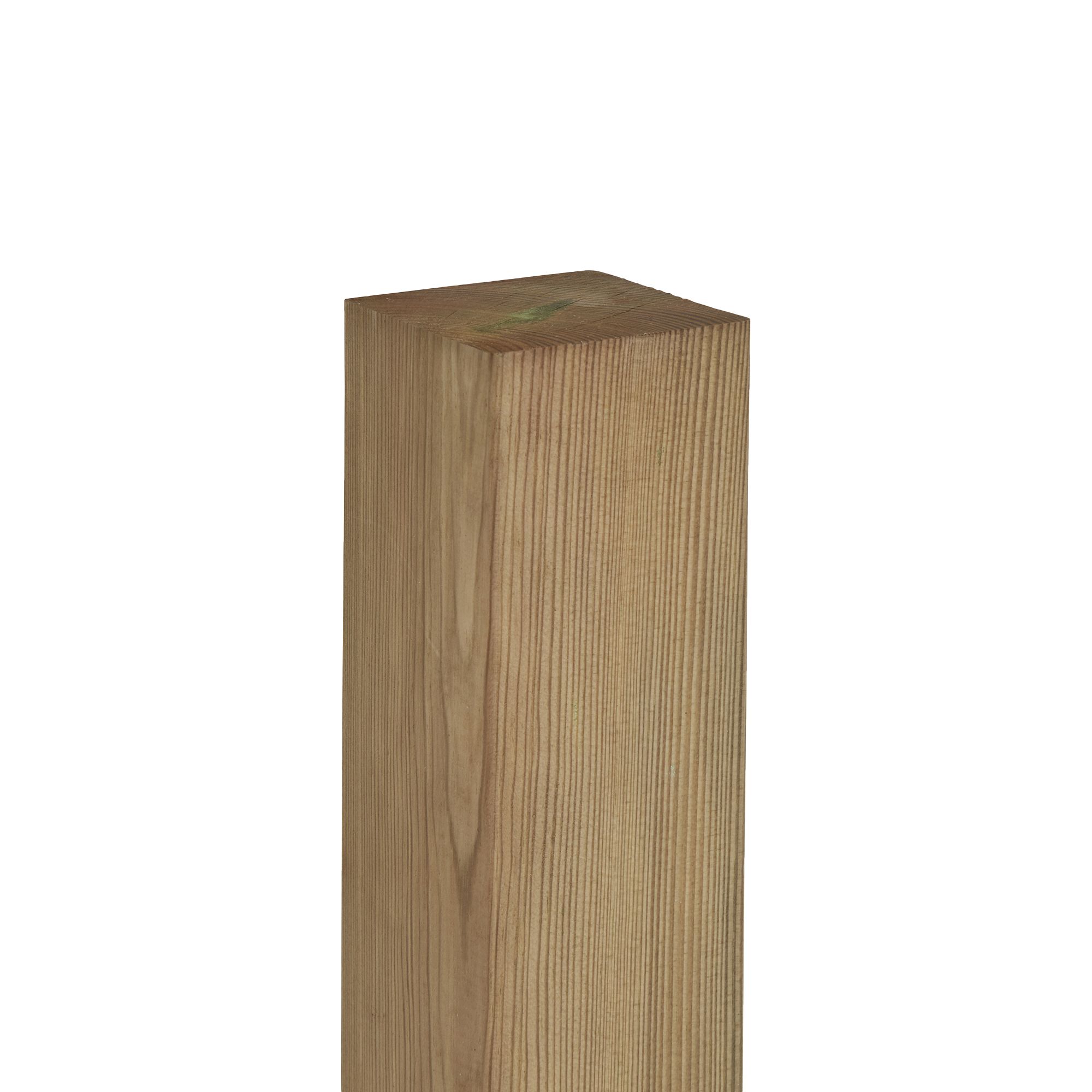 Klikstrom UC4 Green Square Wooden Fence post (H)1m (W)70mm