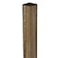 Klikstrom UC4 Natural Wooden Fence post (H)2.4m (W)70mm