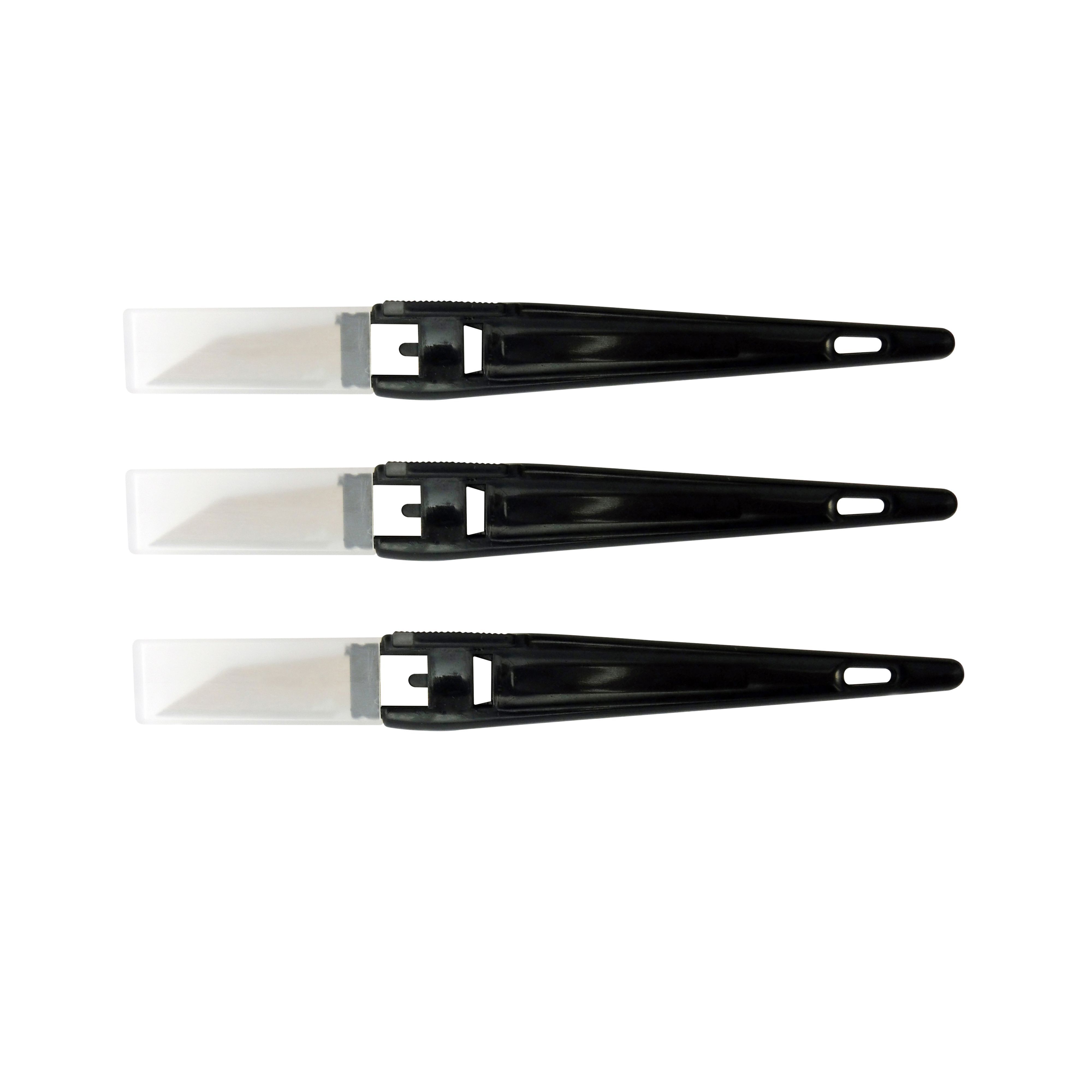 KN21 3 piece Black Knife set