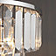 Knightsbridge pendant Mirror effect Pendant ceiling light, (Dia)300mm