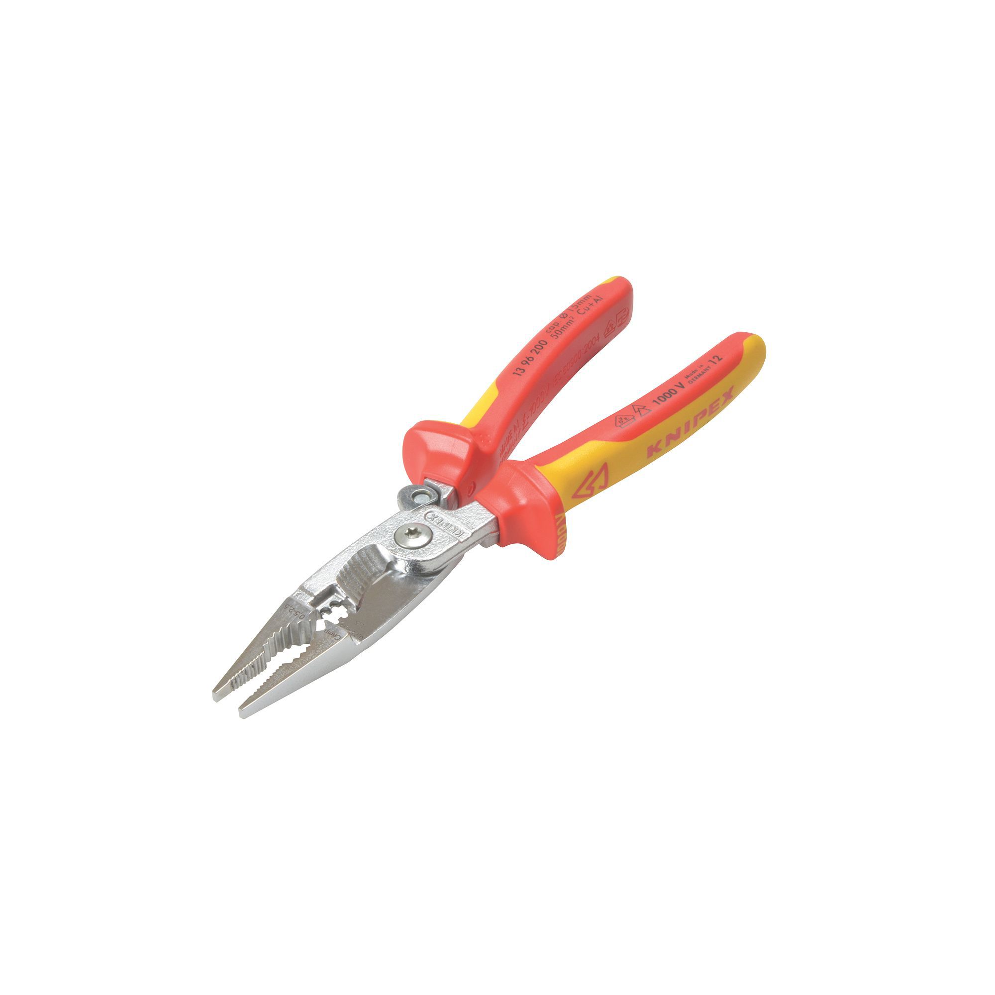 Knipex 200mm Combination pliers DIY at B&Q