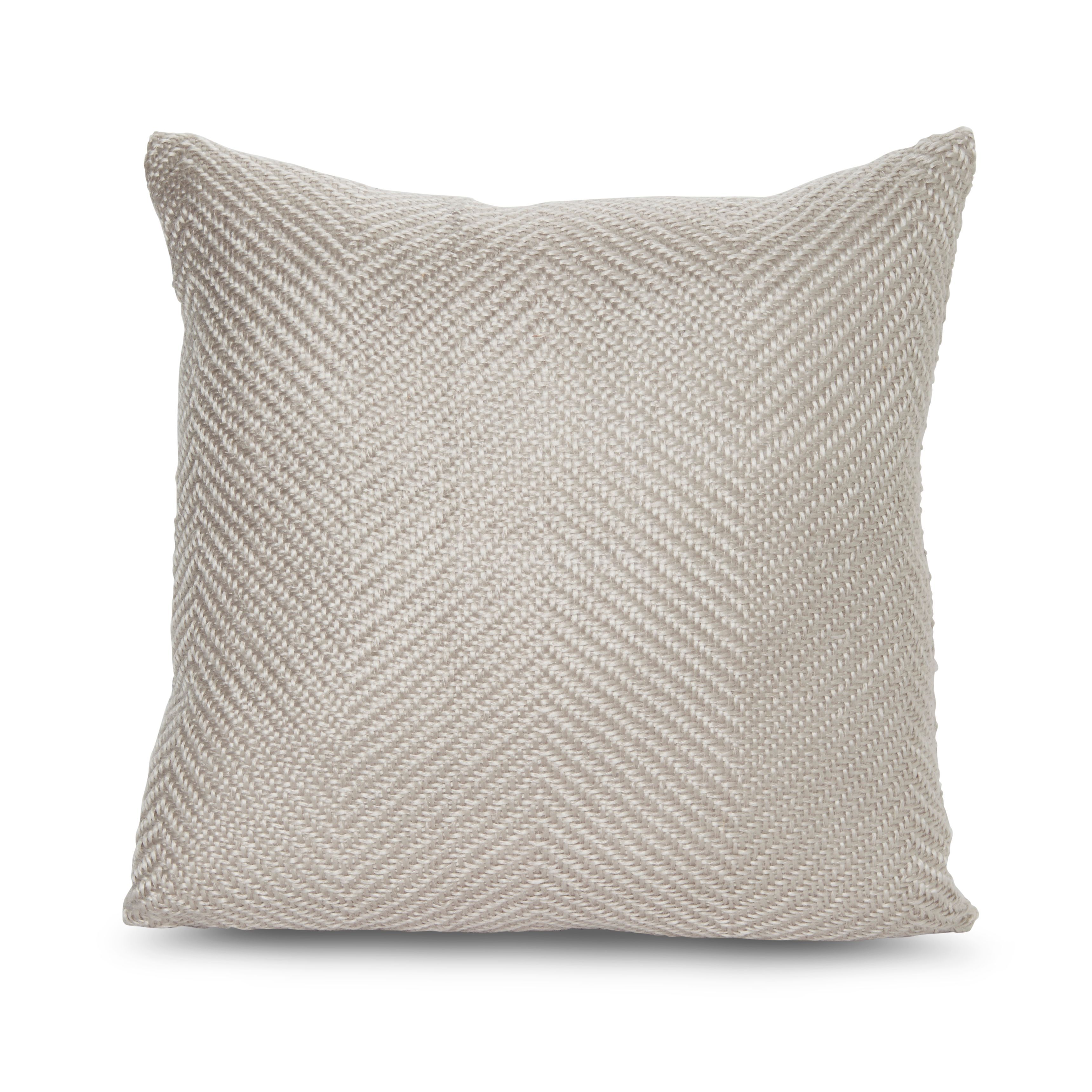 cream textured cushions