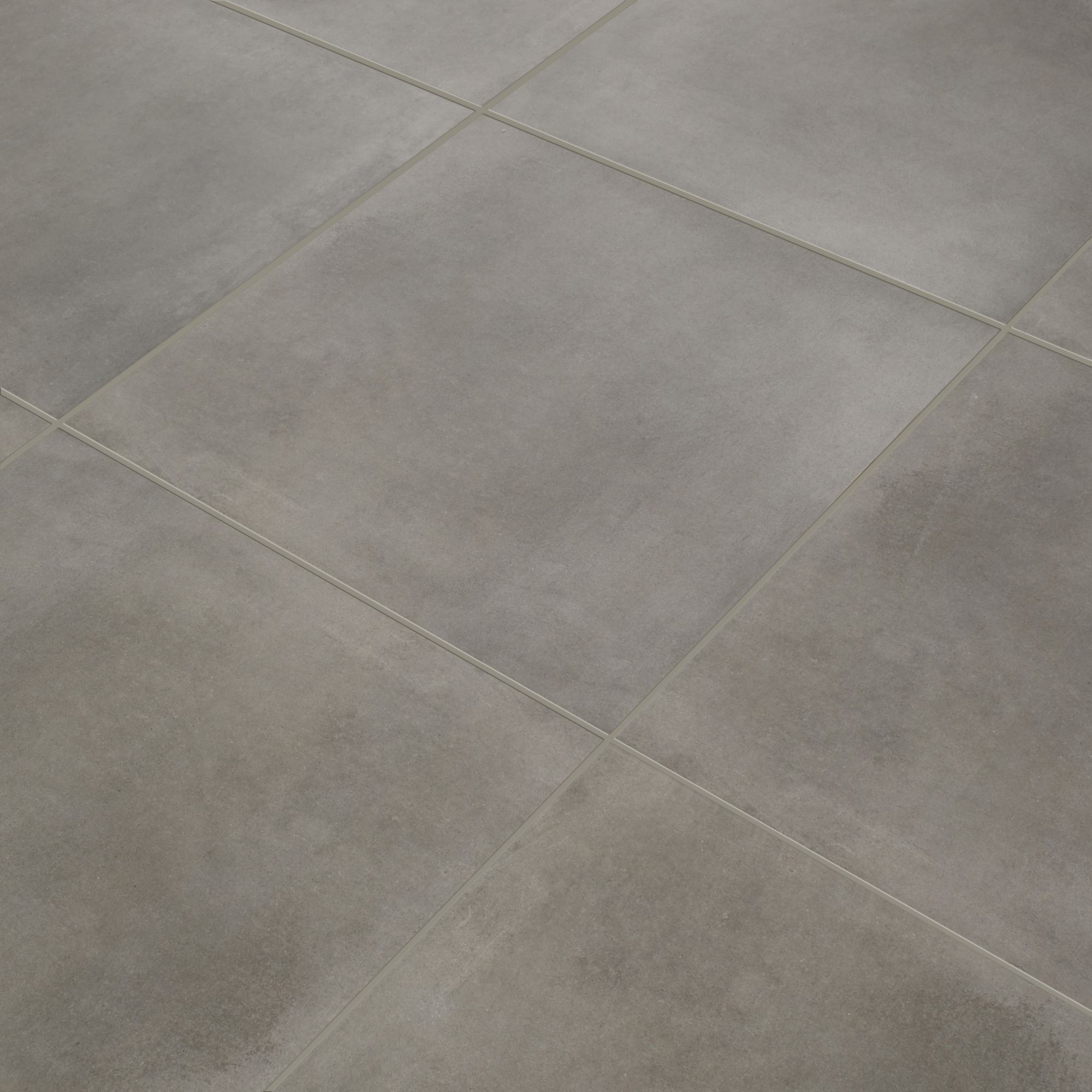 Konkrete Grey Matt Concrete effect Porcelain Outdoor Wall & floor Tile, Pack of 3, (L)610mm (W)610mm