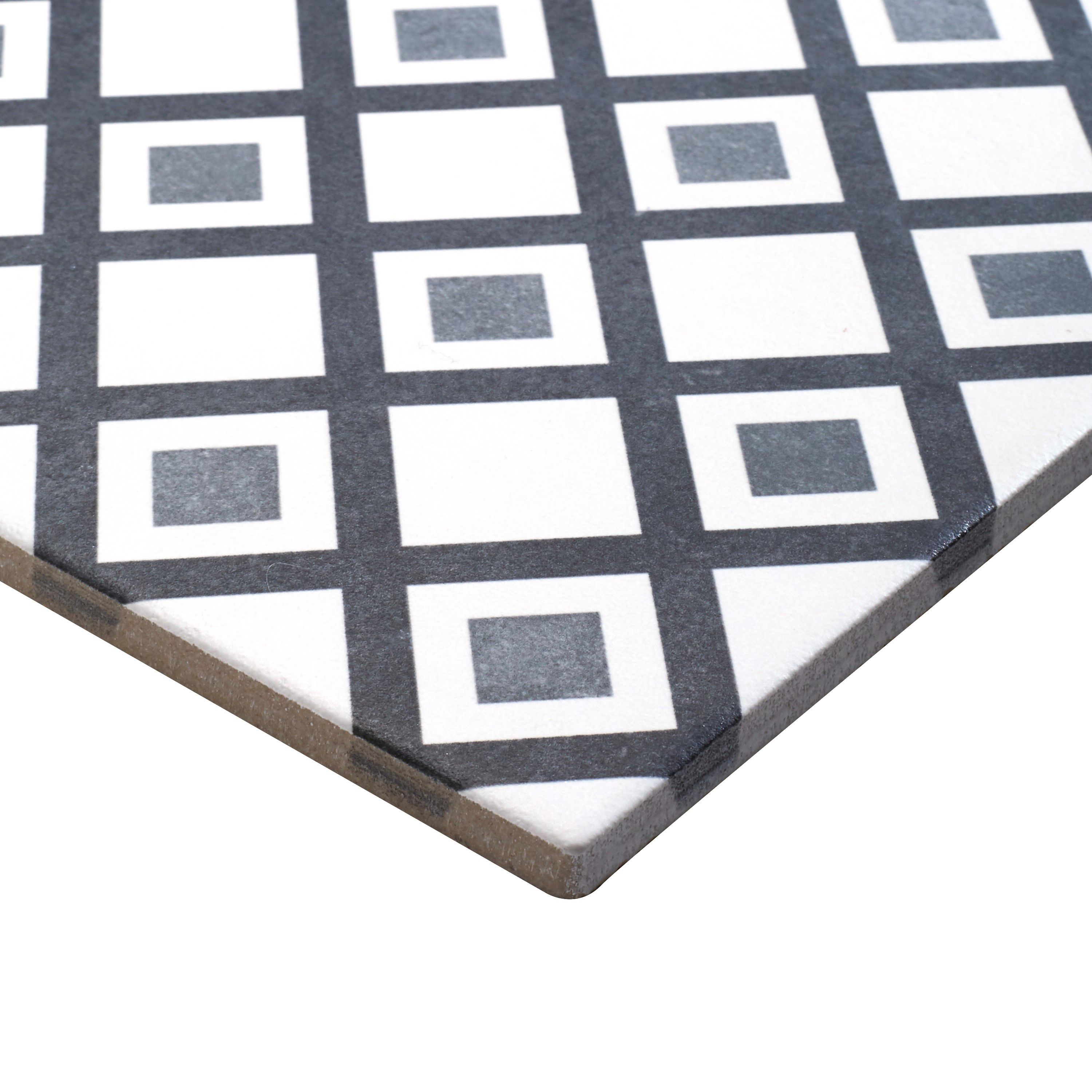 Colours Konkrete Grey Décor mix Porcelain Wall & floor Tile - 4