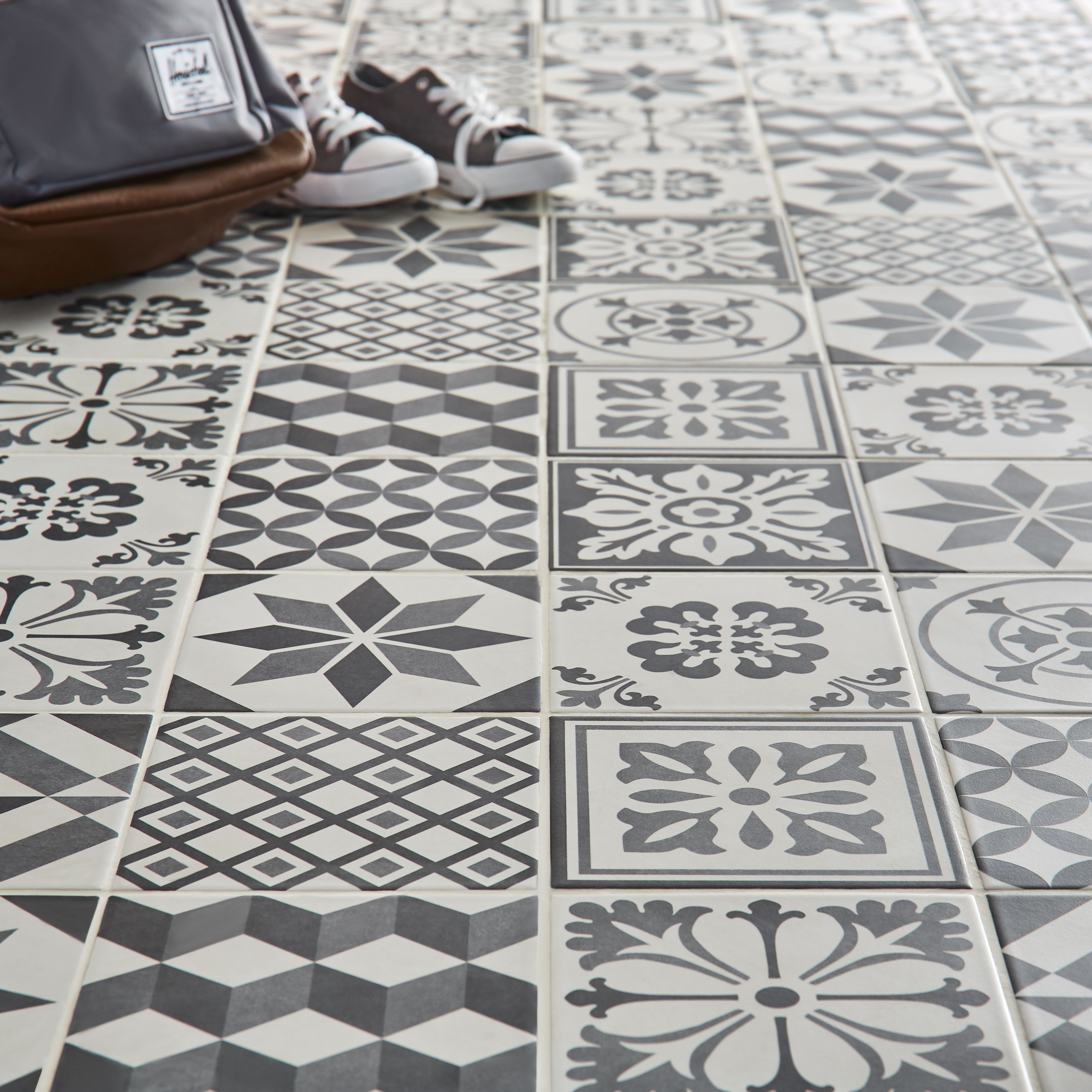Floor and store tile decor
