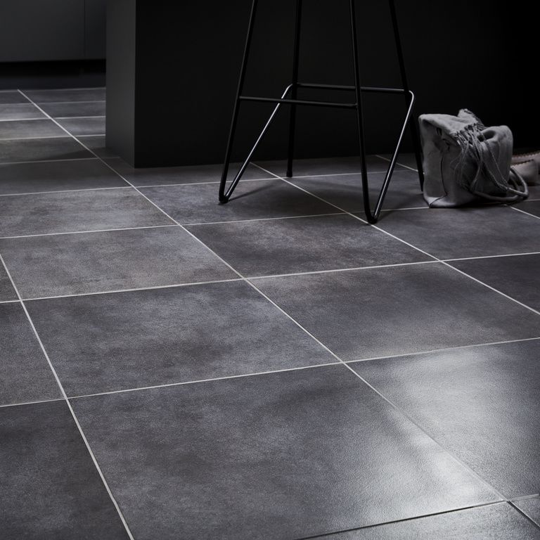 Konkrete Grey Matt Modern Concrete Effect Porcelain Wall Floor Tile Pack Of 10 L 426mm W 426mm Diy At B Q