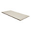Konkrete Ivory Matt Modern Concrete effect Porcelain Wall & floor Tile, Pack of 8, (L)307mm (W)617mm