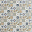 Konkrete Multicolour Matt 3D decor Concrete effect Ceramic Wall Tile, Pack of 8, (L)600mm (W)200mm
