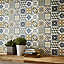 Konkrete Multicolour Matt Ceramic Wall Tile, Pack of 14, (L)500mm (W)200mm