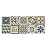 Konkrete Multicolour Matt Ceramic Wall Tile Sample
