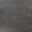 Konkrete Rectangular Anthracite Matt Modern Concrete effect Ceramic Wall Tile Sample