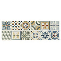 Konkrete Rectangular Multicolour Matt Patterned Ceramic Wall Tile Sample