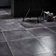 Konkrete Square Anthracite Matt Modern Concrete effect Porcelain Floor Tile Sample