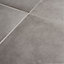Konkrete Square Grey Matt Concrete effect Porcelain Wall & floor Tile Sample