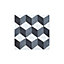 Konkrete Square Grey Matt Décor mix Porcelain Wall & floor Tile Sample
