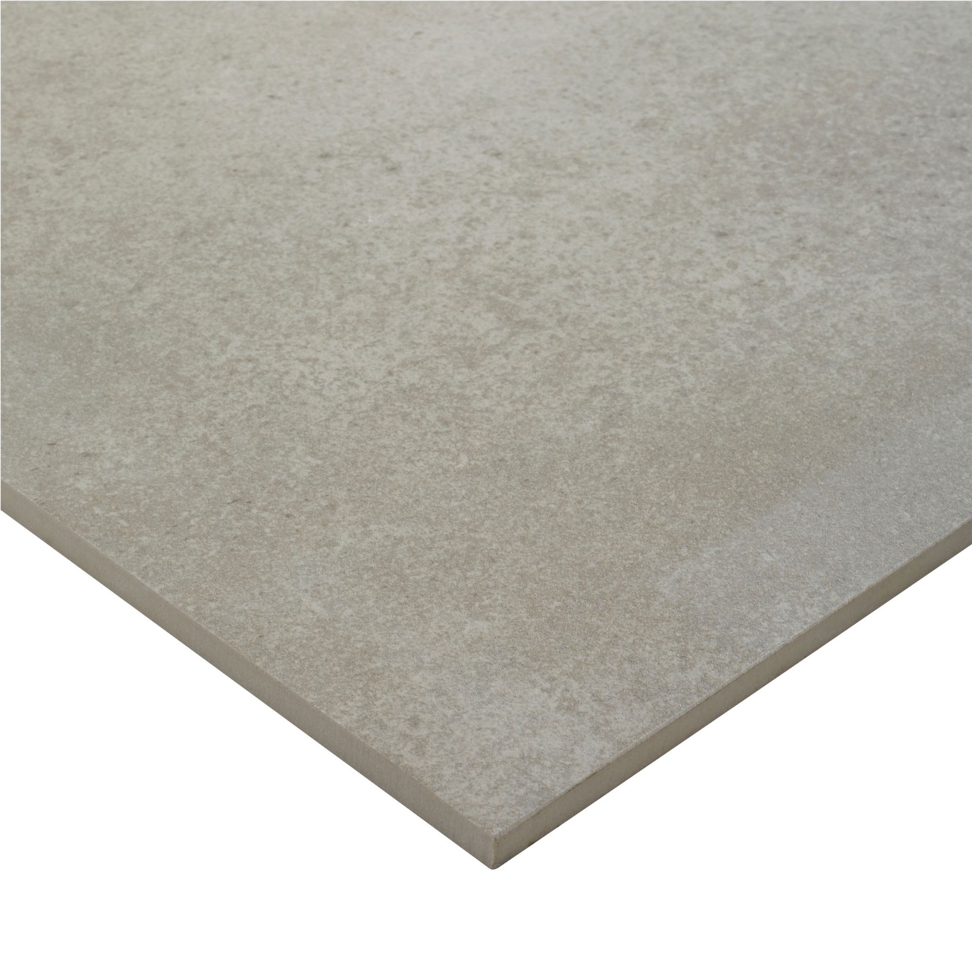 Kontainer Greige Matt Flat Concrete effect Textured Porcelain Indoor Wall & floor Tile Sample