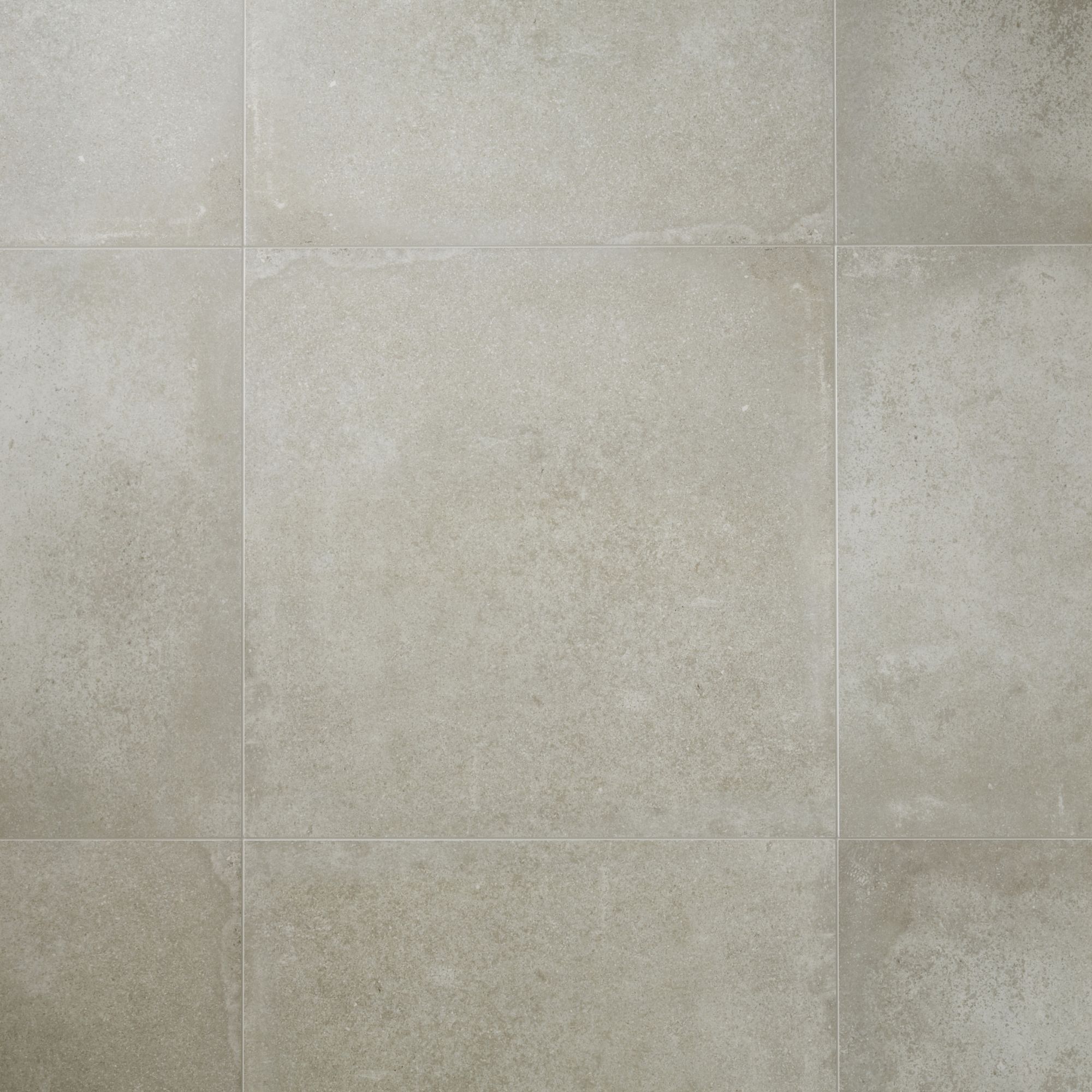 Kontainer Greige Matt Flat Concrete effect Textured Porcelain Indoor Wall & floor Tile Sample