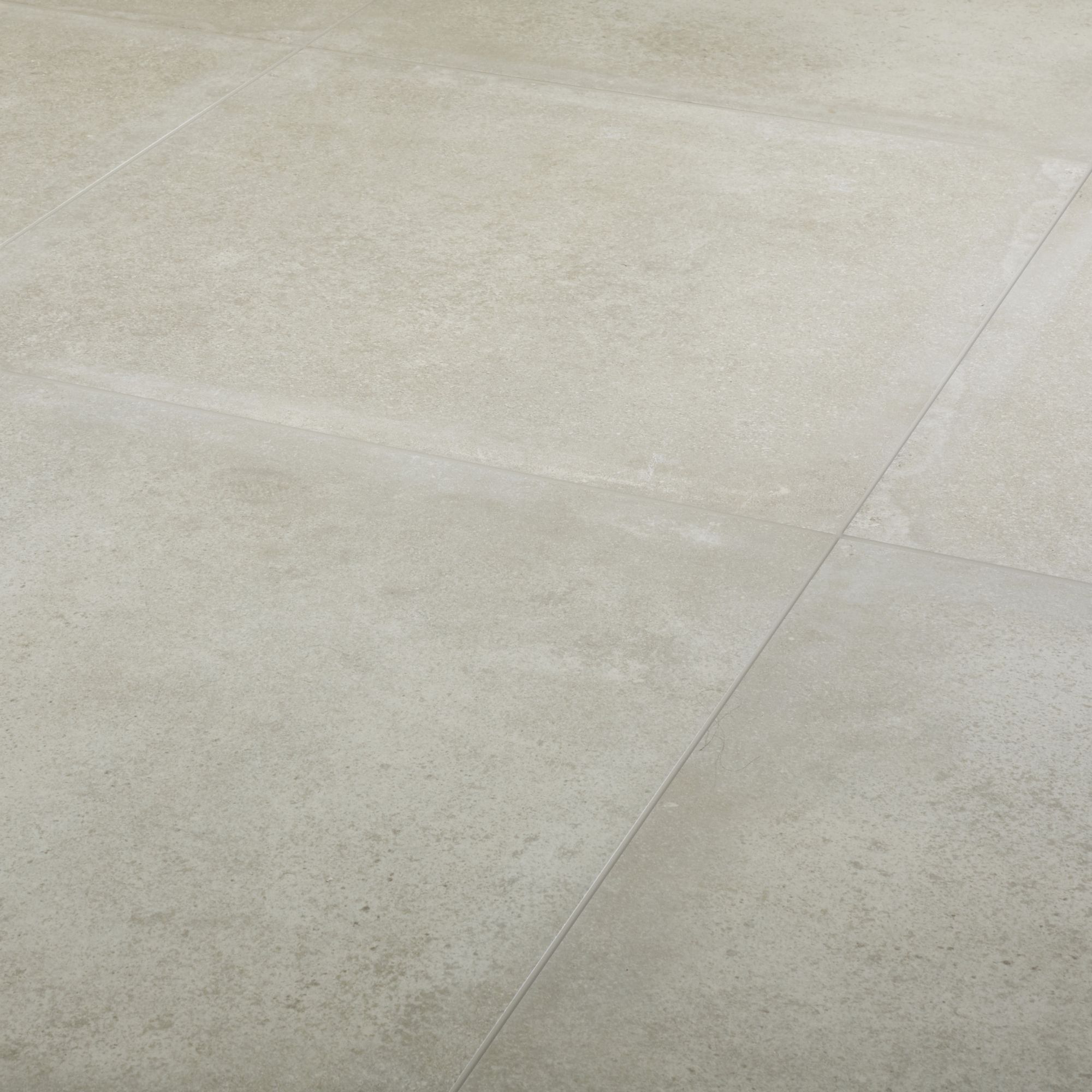 Kontainer Greige Matt Flat Concrete effect Textured Porcelain Indoor Wall & floor Tile Sample