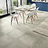 Kontainer Light grey Matt Concrete effect Porcelain Floor Tile Sample