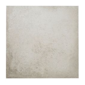 Kontainer Light grey Matt Flat Concrete effect Porcelain Wall & floor Tile Sample