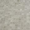 Kontainer Medium grey Matt Concrete effect Mosaic Porcelain 5x5 Mosaic tile sheet, (L)305mm (W)305mm