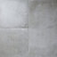 Kontainer Medium grey Matt Concrete effect Porcelain Floor Tile Sample