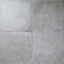 Kontainer Medium grey Matt Flat Concrete effect Porcelain Wall & floor Tile Sample
