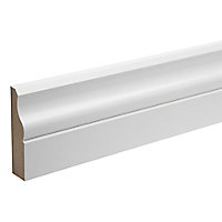 KOTA White MDF Ogee Architrave (L)2.18m (W)69mm (T)18mm, Pack of 5